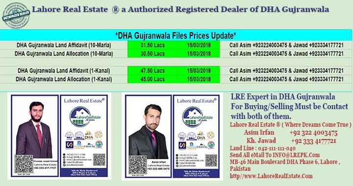 DHA-Gujranwala-Files-for-Sale-15-march-2018