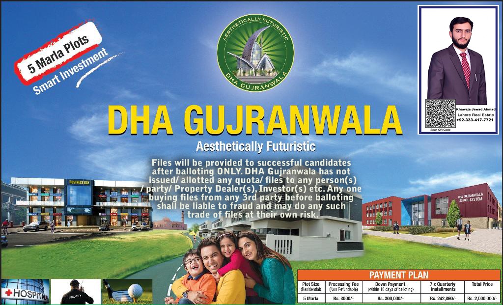 DHA-Gujranwala-5-Marla-Plots-own